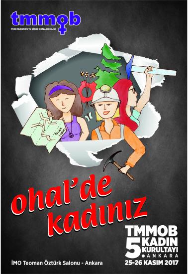TMMOB 5. KADIN KURULTAYI 25-26 KASIM&#8217;DA ANKARADA&#8230;